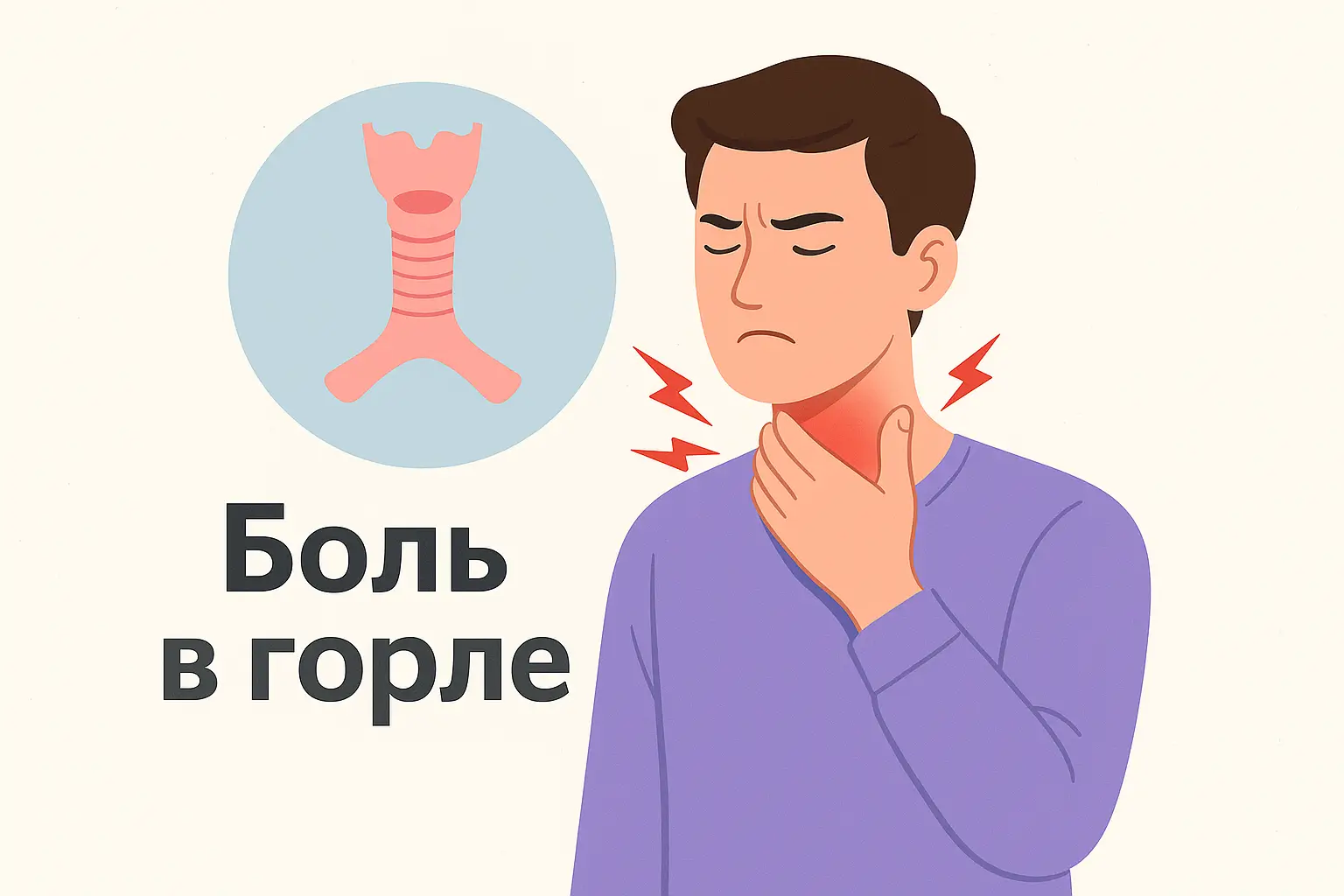 Боль в горле — причины, диагностика и к какому врачу обращаться